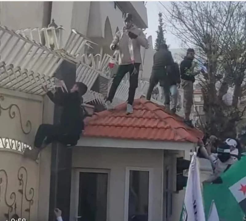 Western Syria Alliance condemns, in the strongest terms, the attack that targeted the Embassy of the United Arab Emirates in Damascus. image